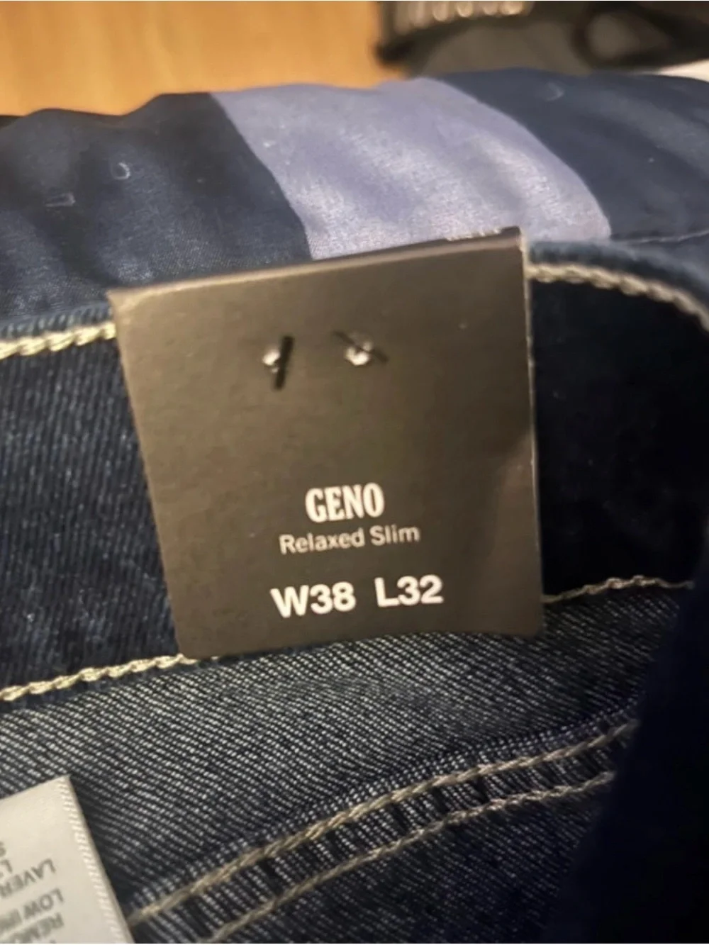 True Religion Men’s Dark Indigo straight Jeans